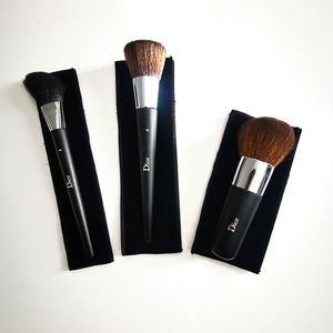 DIOR MAKEUP BRUSHES, SET OF 3